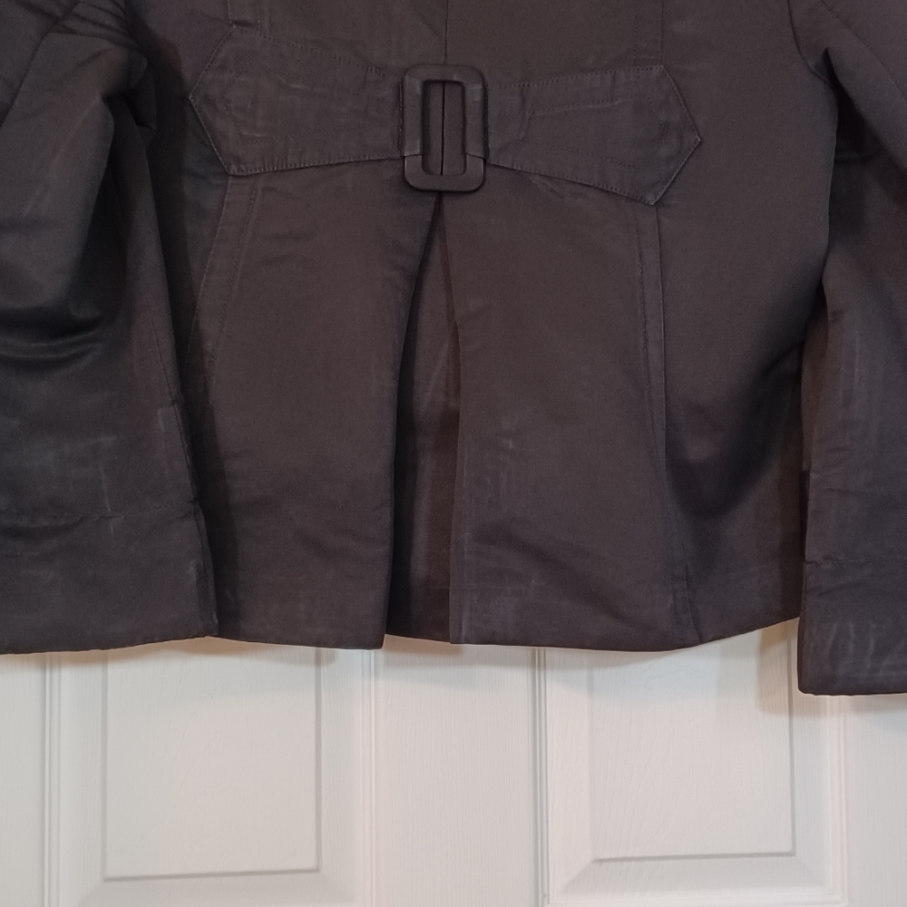 Worthington Womans Blacket Jacket Snaps Pads Buck… - image 2